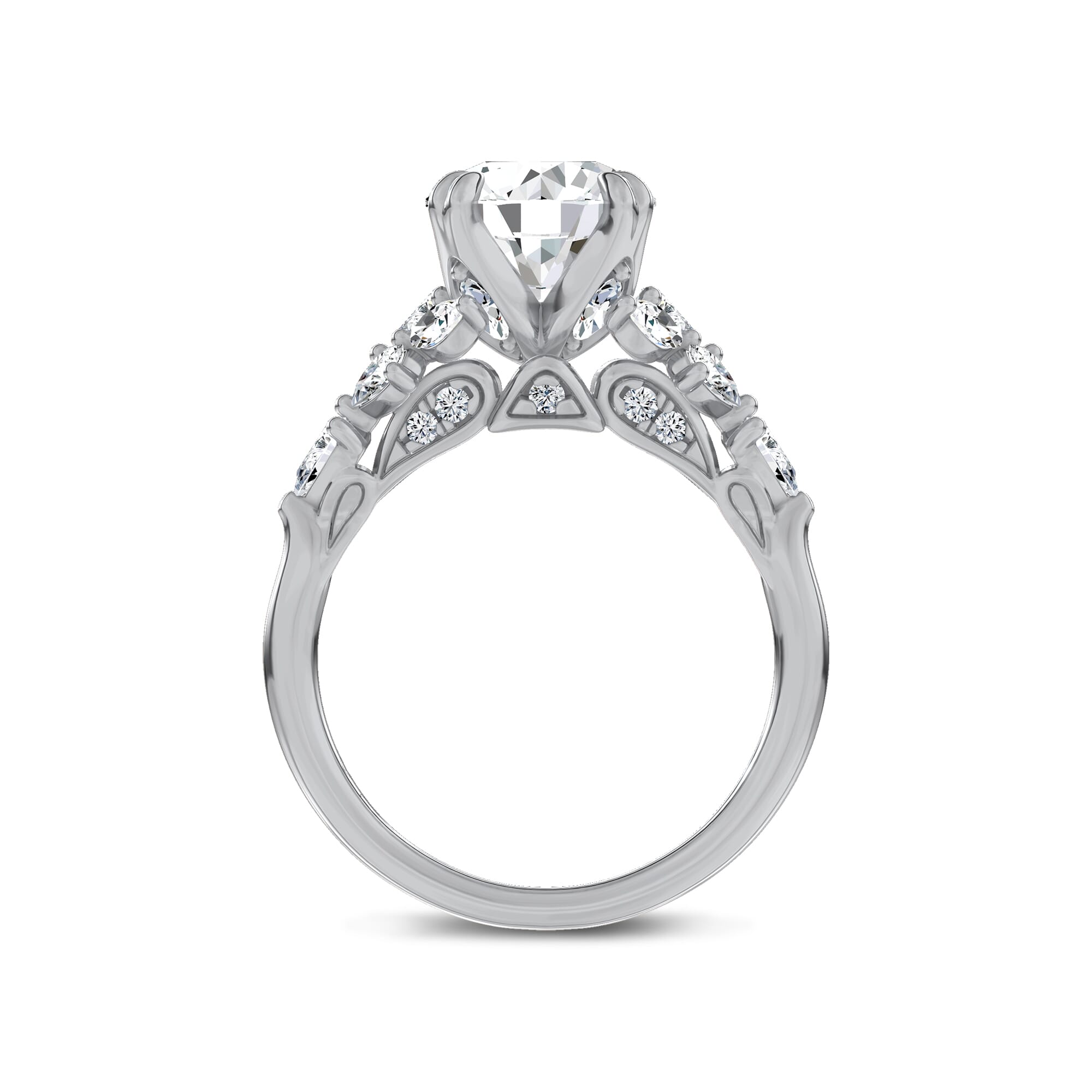 Luminous Cathedral Lab Engagement Ring by Christian Siriano