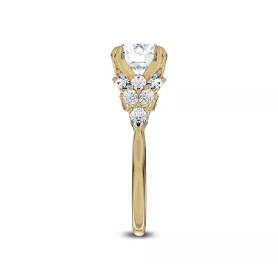 Luminous Cathedral Lab Engagement Ring by Christian Siriano