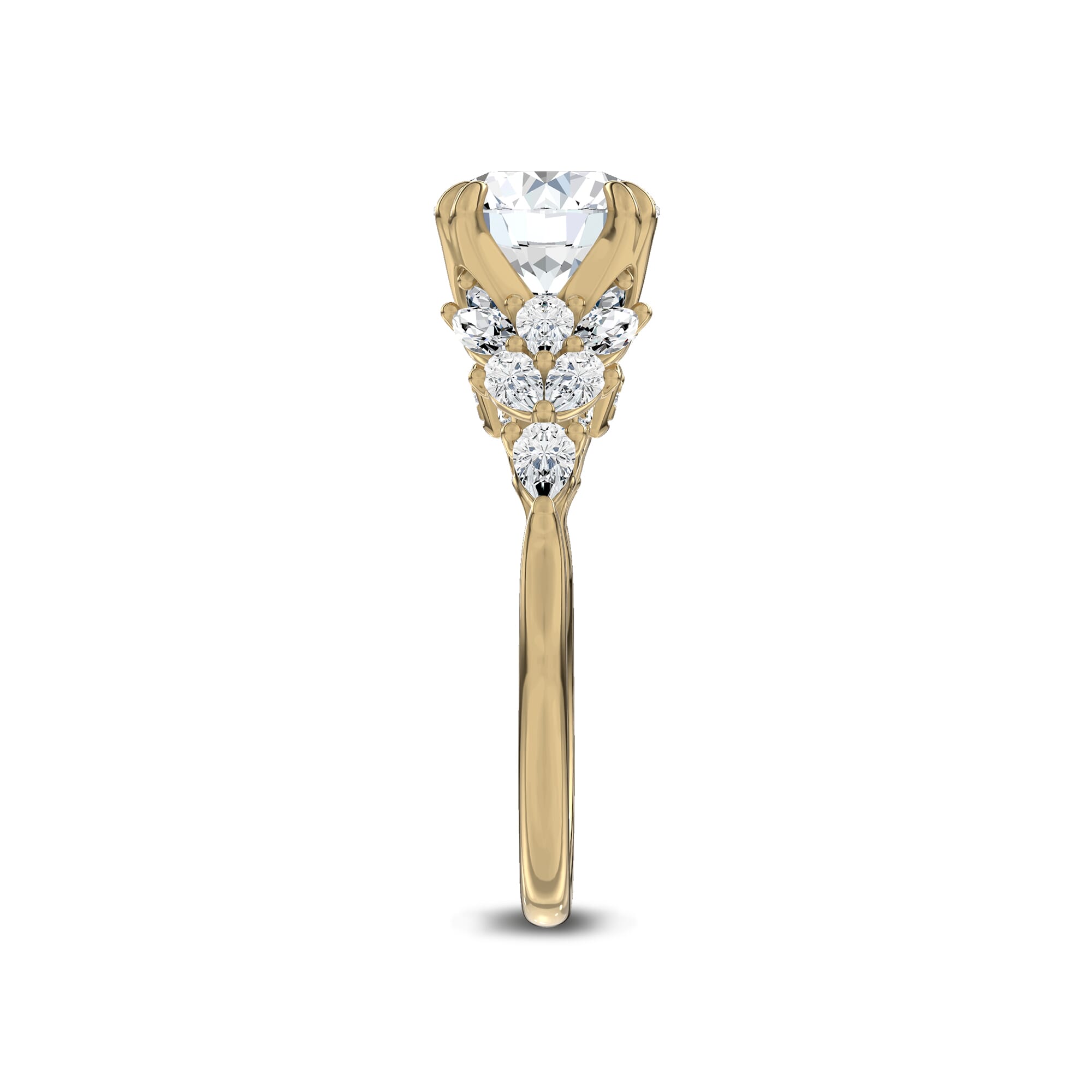 Luminous Cathedral Lab Engagement Ring by Christian Siriano