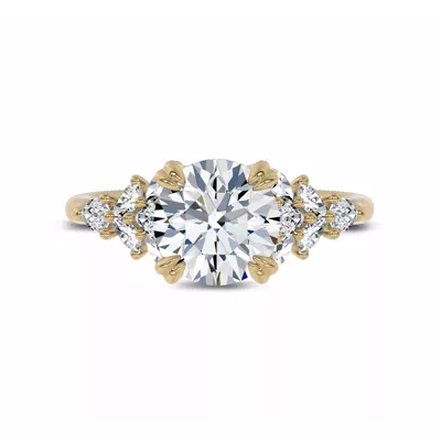 Luminous Cathedral Engagement Ring by Christian Siriano