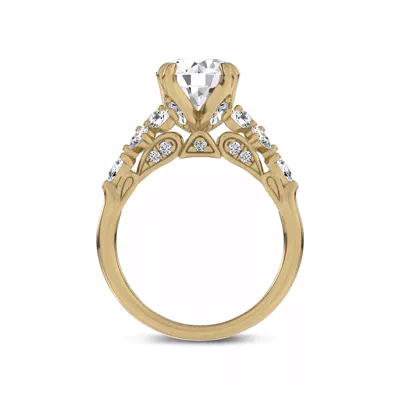 Luminous Cathedral Engagement Ring by Christian Siriano