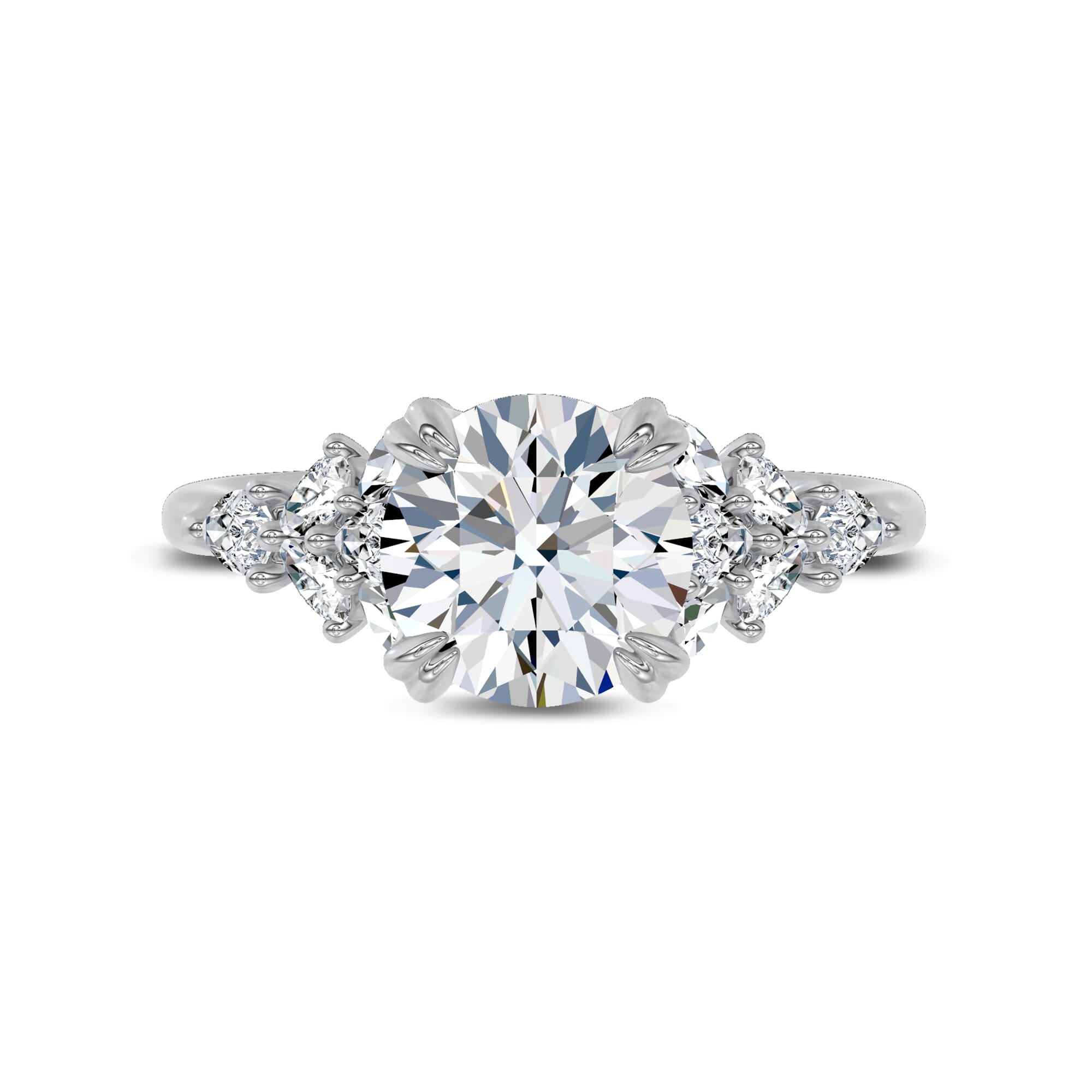 Luminous Cathedral Lab Engagement Ring by Christian Siriano