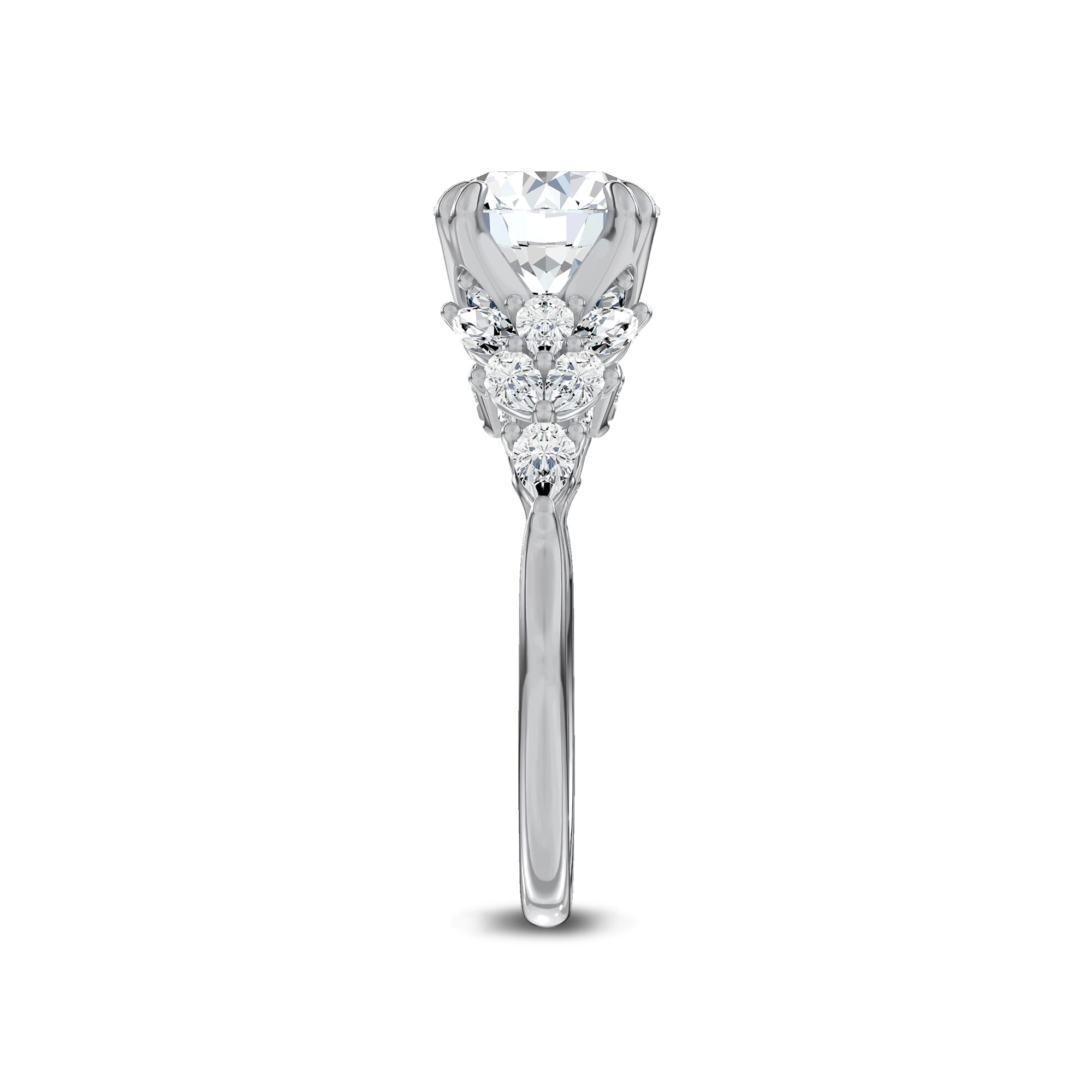 Luminous Cathedral Engagement Ring by Christian Siriano
