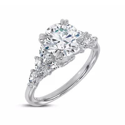 Luminous Cathedral Engagement Ring by Christian Siriano