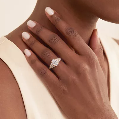 Luminous Cathedral Engagement Ring by Christian Siriano