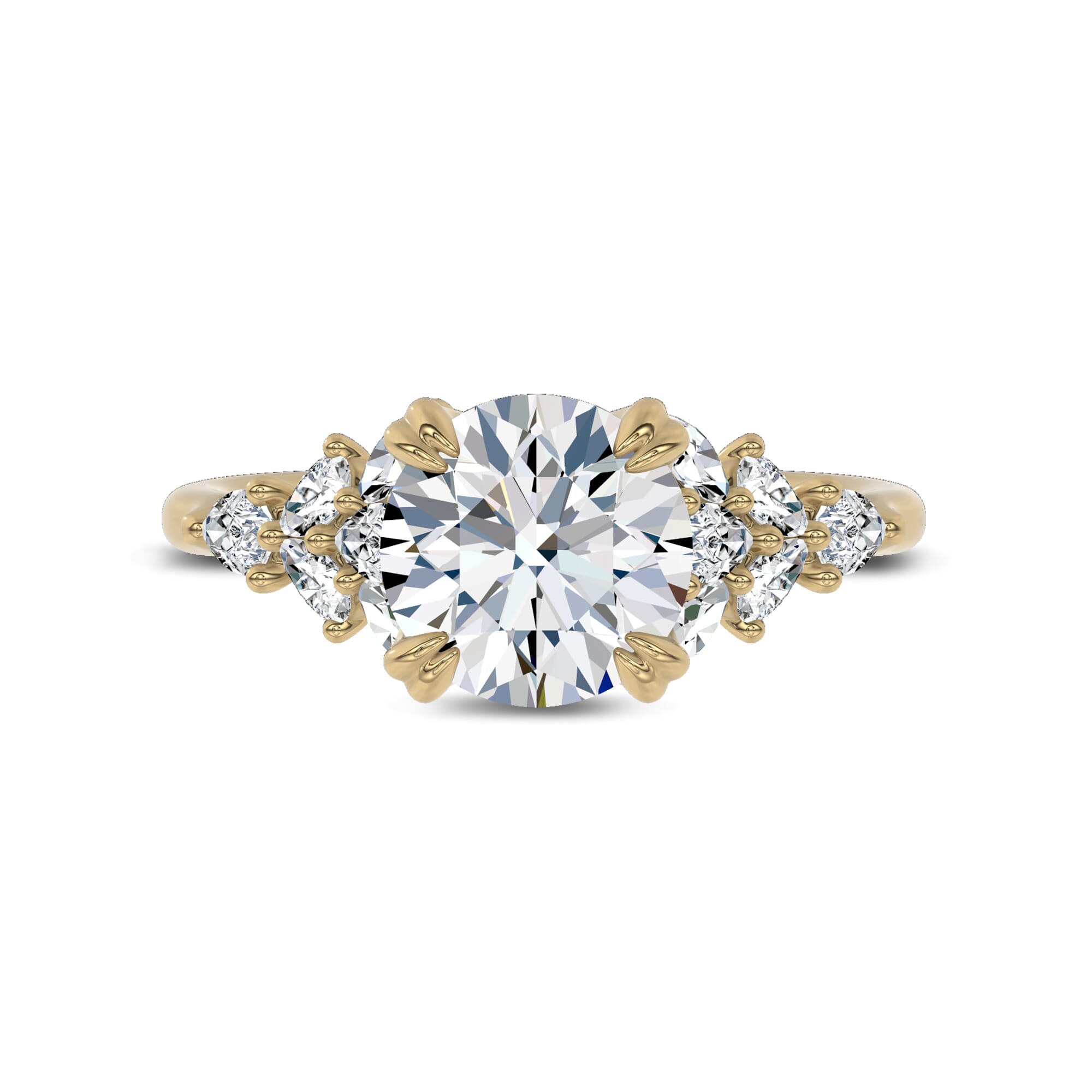 Luminous Cathedral Lab Engagement Ring by Christian Siriano