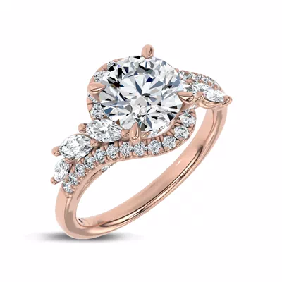 Envol Pavé Lab Engagement Ring by Christian Siriano