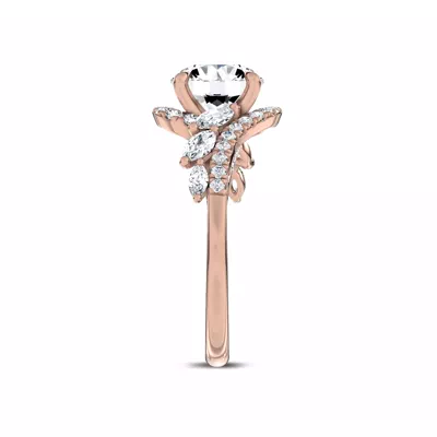 Envol Pavé Lab Engagement Ring by Christian Siriano