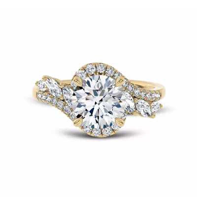 Envol Pavé Engagement Ring by Christian Siriano