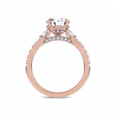 Amour Bloom Lab Engagement Ring by Christian Siriano