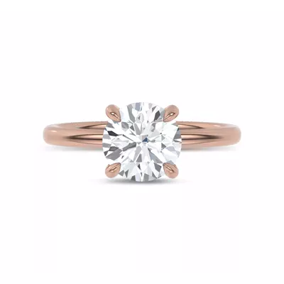 Reflection Solitaire Lab Engagement Ring by Christian Siriano