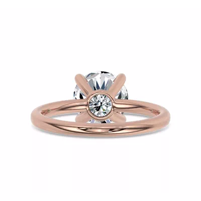 Reflection Solitaire Lab Engagement Ring by Christian Siriano