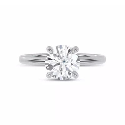 Reflection Solitaire Lab Engagement Ring by Christian Siriano