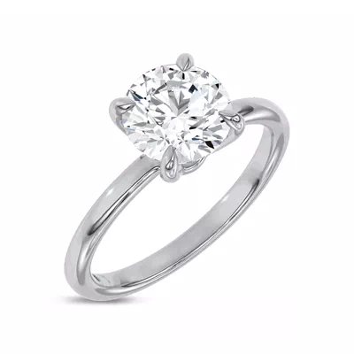 Reflection Solitaire Lab Engagement Ring by Christian Siriano