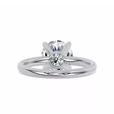 Reflection Solitaire Lab Engagement Ring by Christian Siriano