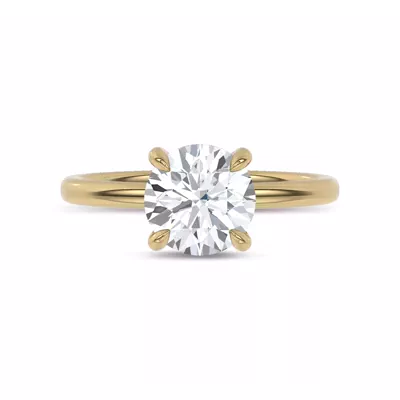 Reflection Solitaire Lab Engagement Ring by Christian Siriano