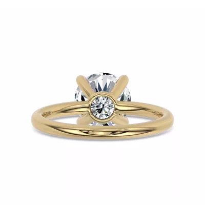 Reflection Solitaire Lab Engagement Ring by Christian Siriano