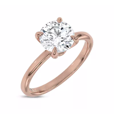 Reflection Solitaire Lab Engagement Ring by Christian Siriano