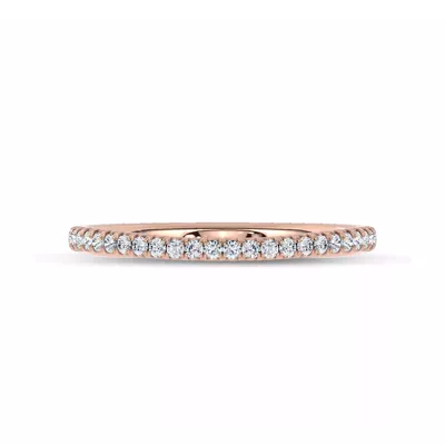 Unione Pavé Lab Contoured Band by Christian Siriano