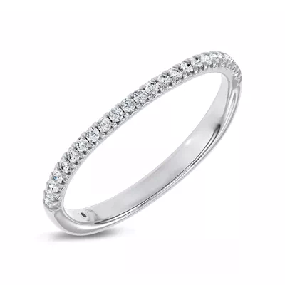 Unione Pavé Lab Contoured Band by Christian Siriano