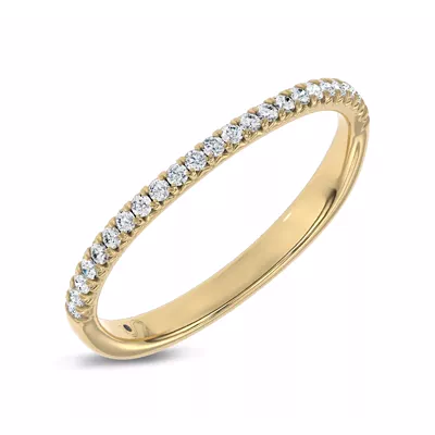 Unione Pavé Contoured Band by Christian Siriano