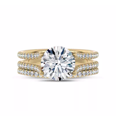Unione Pavé Contoured Band by Christian Siriano