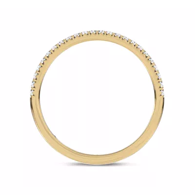 Unione Pavé Contoured Band by Christian Siriano