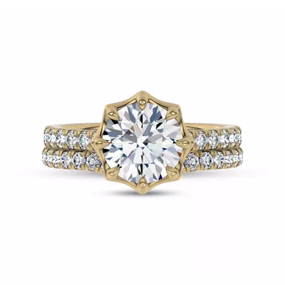 Octave Curved Pavé Band by Christian Siriano