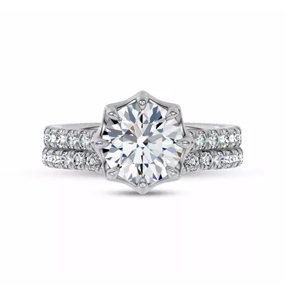 Octave Curved Pavé Lab Band by Christian Siriano