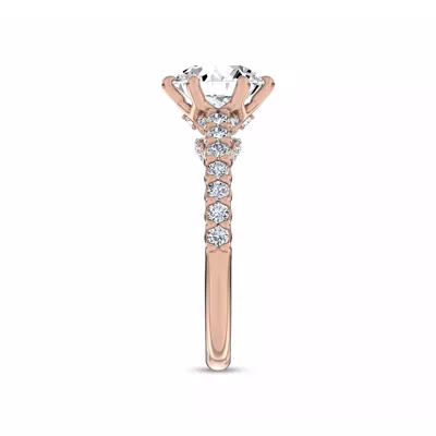 Sculpted Light Engagement Ring by Christian Siriano