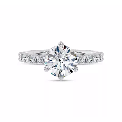 Sculpted Light Engagement Ring by Christian Siriano