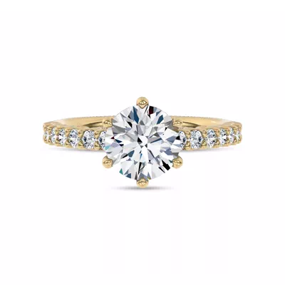 Sculpted Light Engagement Ring by Christian Siriano