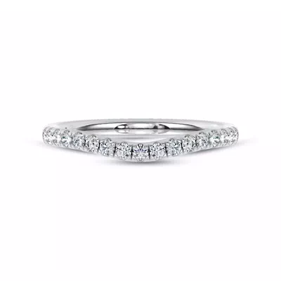 Cascata Contoured Pavé Band by Christian Siriano