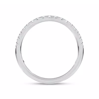 Cascata Contoured Pavé Band by Christian Siriano