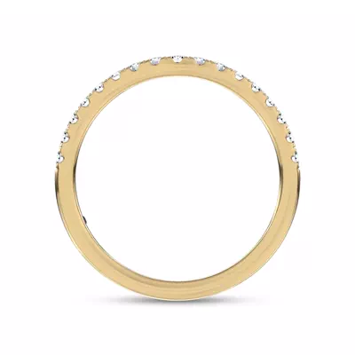 Cascata Contoured Pavé Band by Christian Siriano