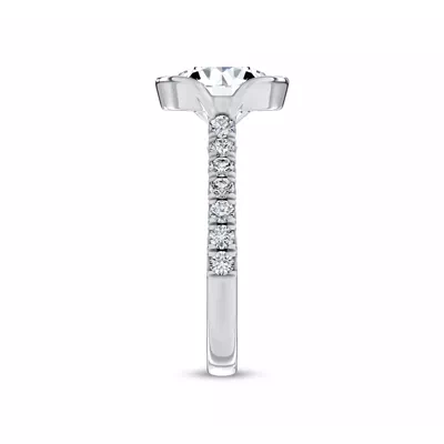 Duet Bezel Engagement Ring by Christian Siriano