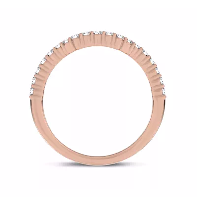 Dorian Contour Pavé Band