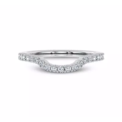 Dorian Contour Pavé Band