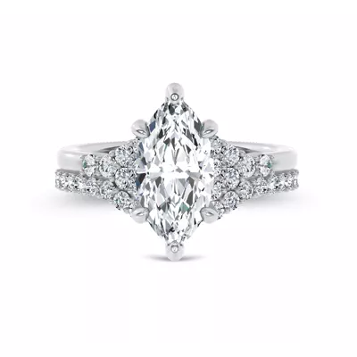 Dorian Contour Pavé Band