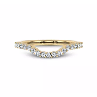 Dorian Contour Pavé Band