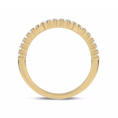 Dorian Contour Pavé Band