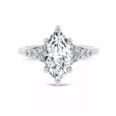 Dorian Cluster Engagement Ring