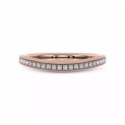 Jenna Contour Pavé Band