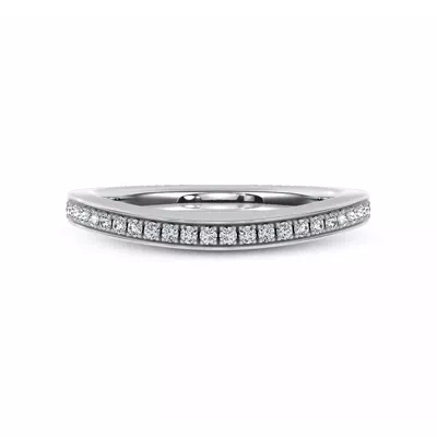 Jenna Contour Pavé Band