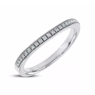 Jenna Contour Pavé Band