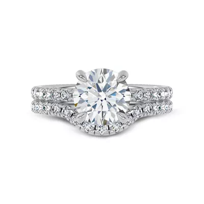 Reflection Contoured Pavé Lab Diamond Band by Christian Siriano