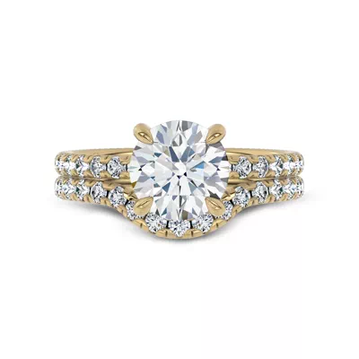 Reflection Contoured Pavé Lab Diamond Band by Christian Siriano