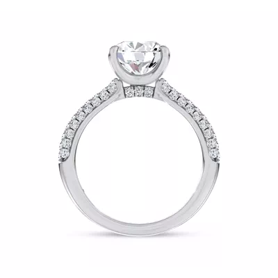 Sequined Pavé Engagement Ring by Christian Siriano