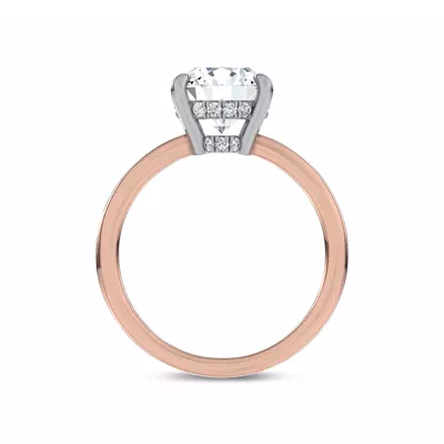 Moonlit Veil Lab Engagement Ring by Christian Siriano