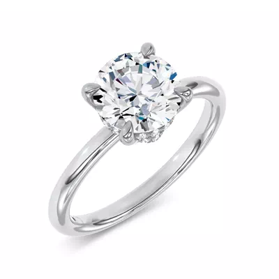 Moonlit Veil Lab Engagement Ring by Christian Siriano